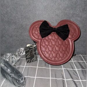 Loungefly Minnie Maroon Crossbody